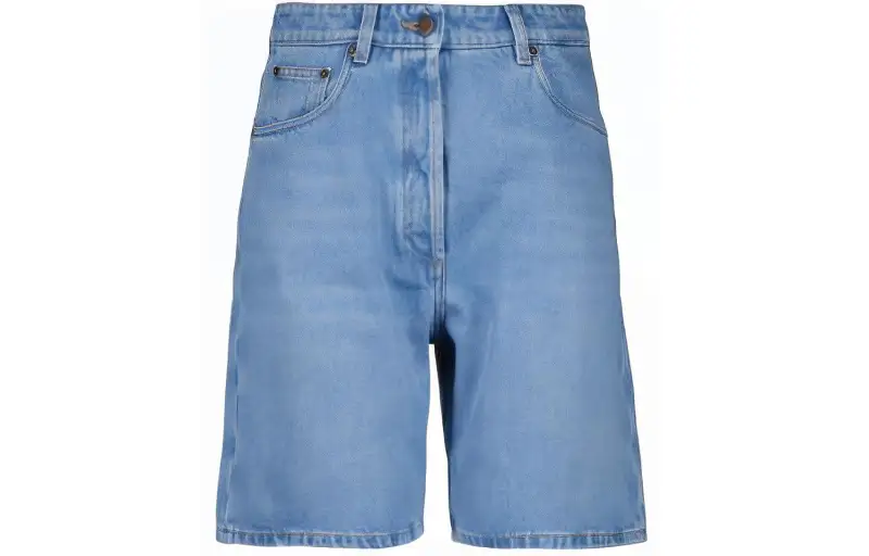 PRADA Denim Shorts Women's Light Blue