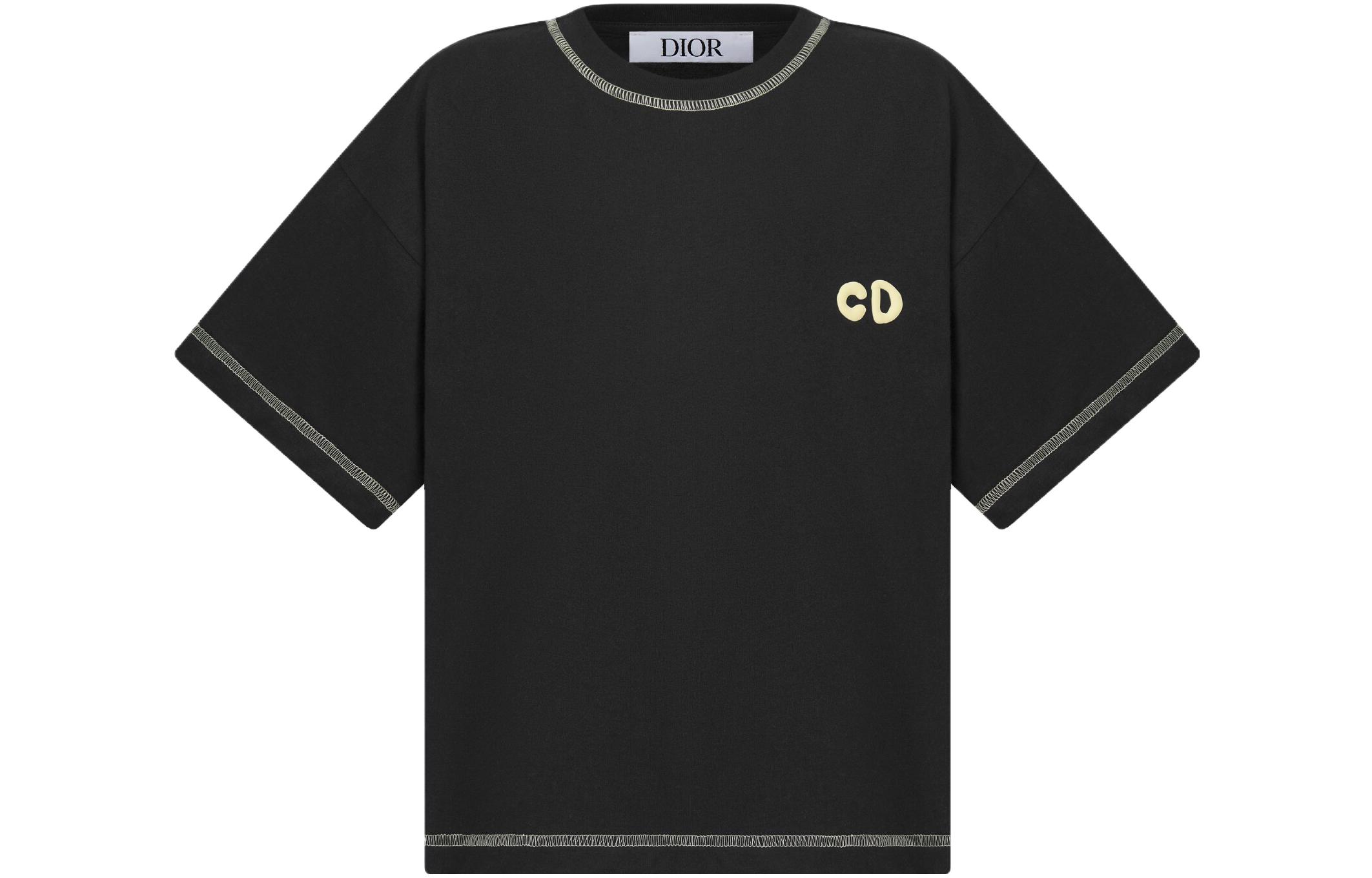 Детская футболка Dior (черная)
