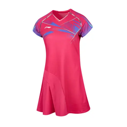 Li Ning Badminton Jersey Women's Neon Magenta