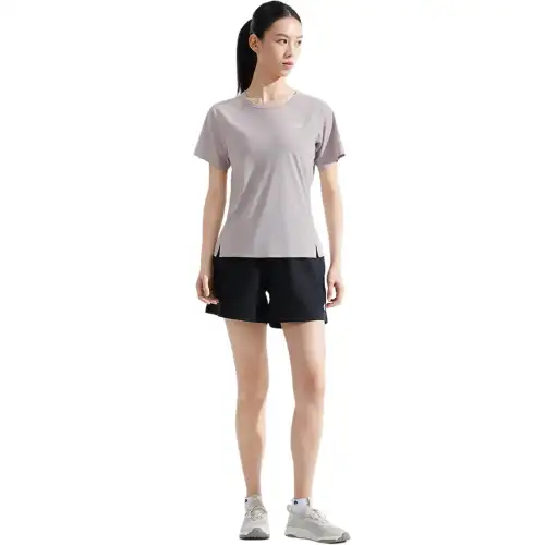 THE NORTH FACE SUN SMOOTH Quick Dry T Shirts Women's 1OA/Moon Shadow Gray