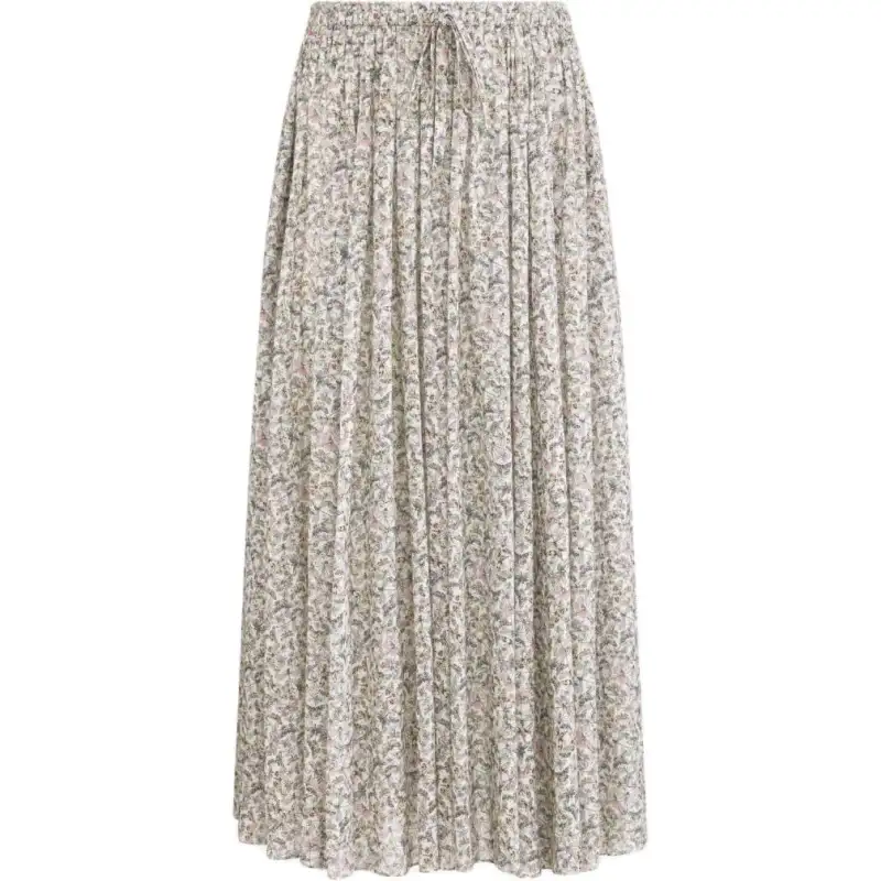 DIOR Flared Mid Length Skirt Casual Long Skirt Women's Multicolor