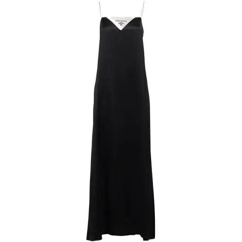 PRADA SS22 Evening Dress Women's Black