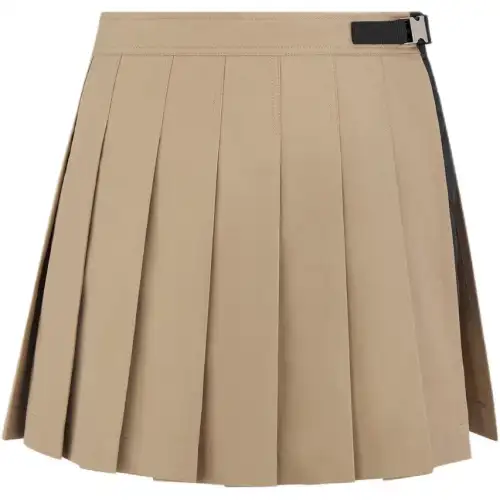 Christian DIOR Pleated Wrap Mini Skirt