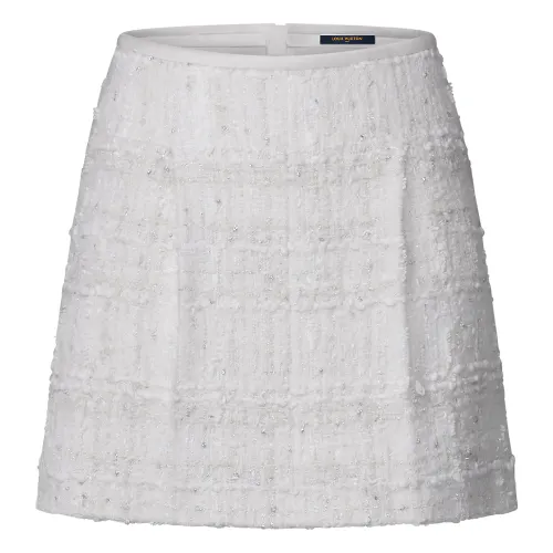 LOUIS VUITTON Lurex Tweed Mini Skirt