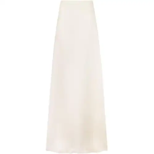 DIOR Flared Long Skirt Casual Long Skirt Women's Beige