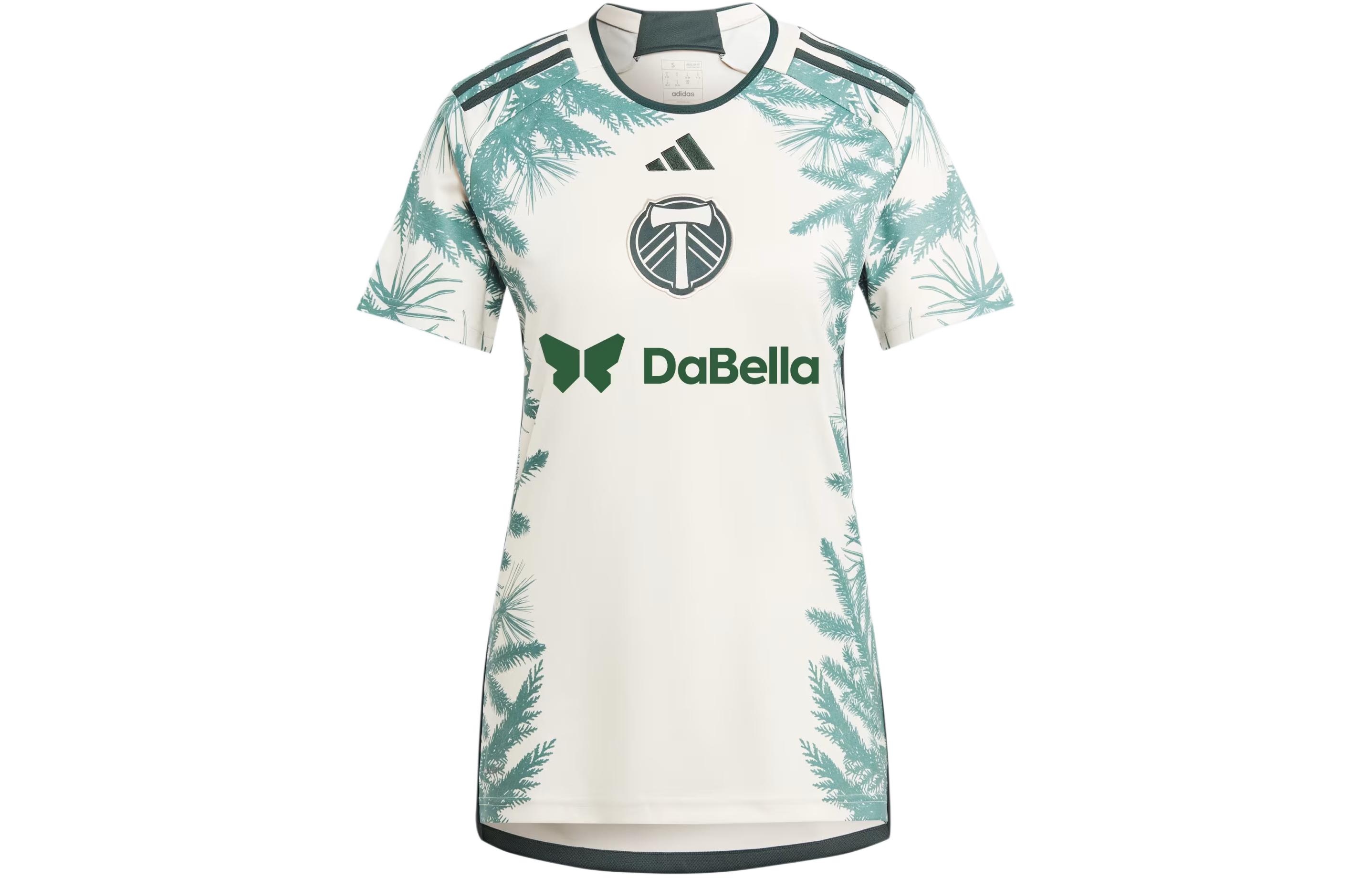 Adidas Portland Timbers 24/25 Away Jersey Soccer Jersey Player Edition, Portland Lumberjacks, Away Women's Ivory White