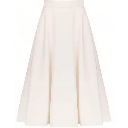 DIOR FW24 Casual Long Skirt Women's White