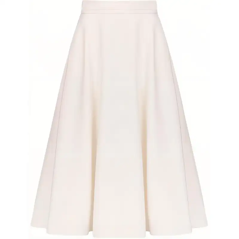 DIOR FW24 Casual Long Skirt Women's White