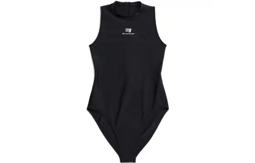 Balenciaga One Piece Swimsuits Women's Black Triangle One Piece Swimsuit
