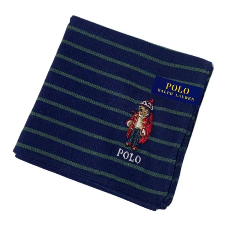 Polo Ralph Lauren Cotton Scarves Unisex Blue Green