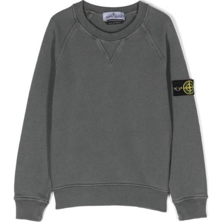 Свитшот STONE ISLAND Kids Crewneck (серый)