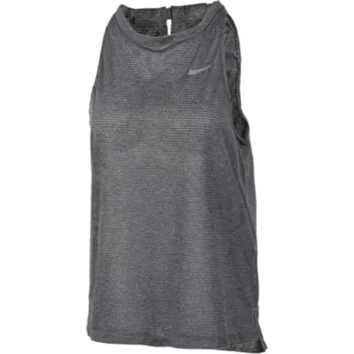 Nike Sleeveless Sports Shirts Women's Gray Other