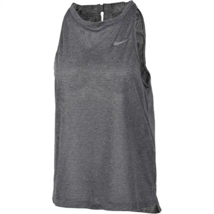 Nike Sleeveless Sports Shirts Women's Gray Other