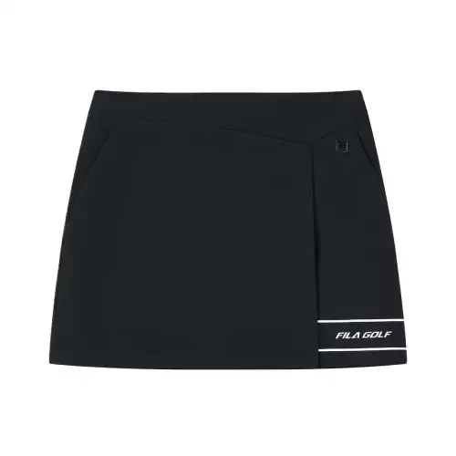 FILA Golf Casual Short Skirts Women's Pitch Black