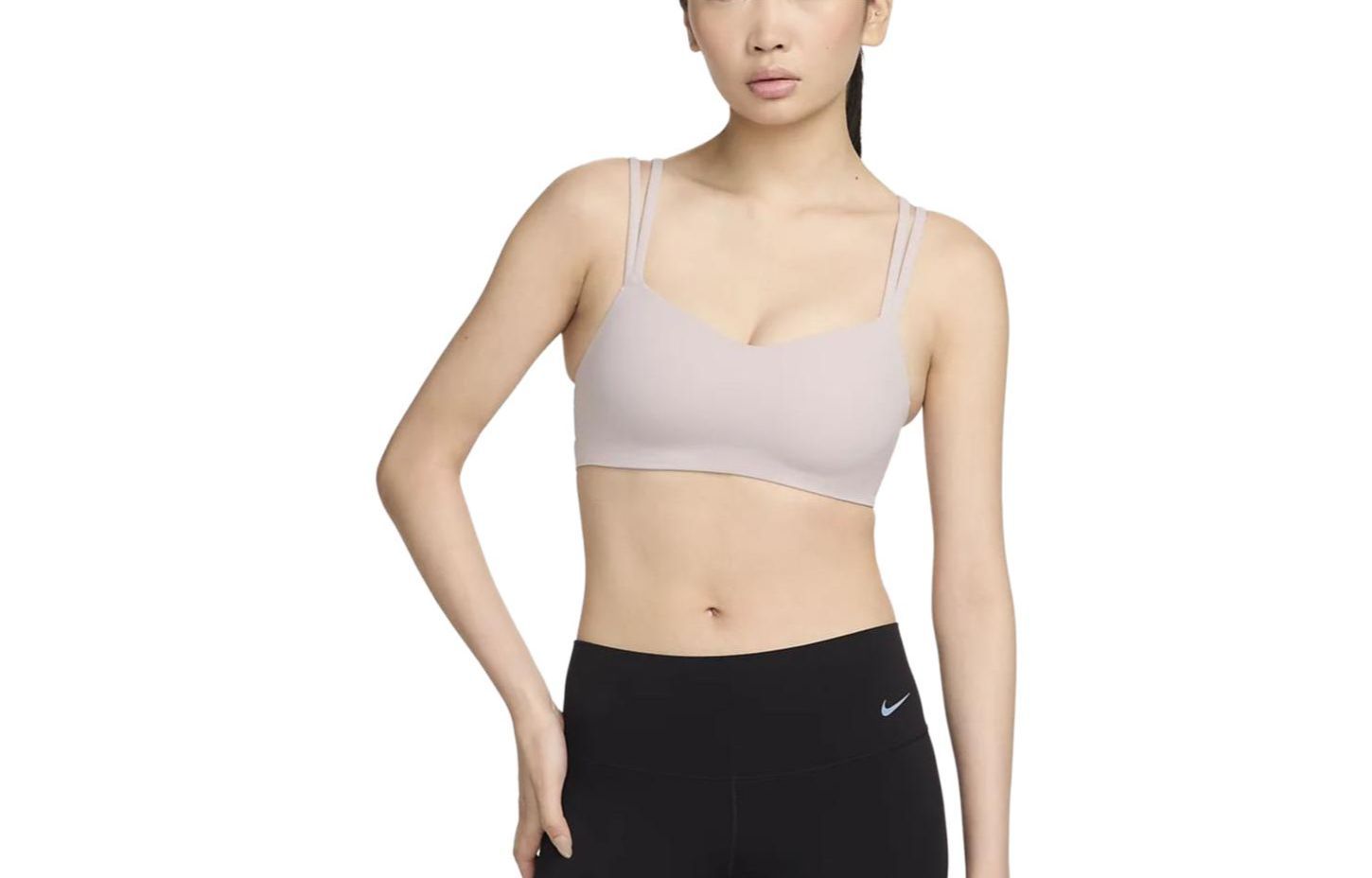 Nike Zenvy Strappy Sports Underwear Women's Gray Purple