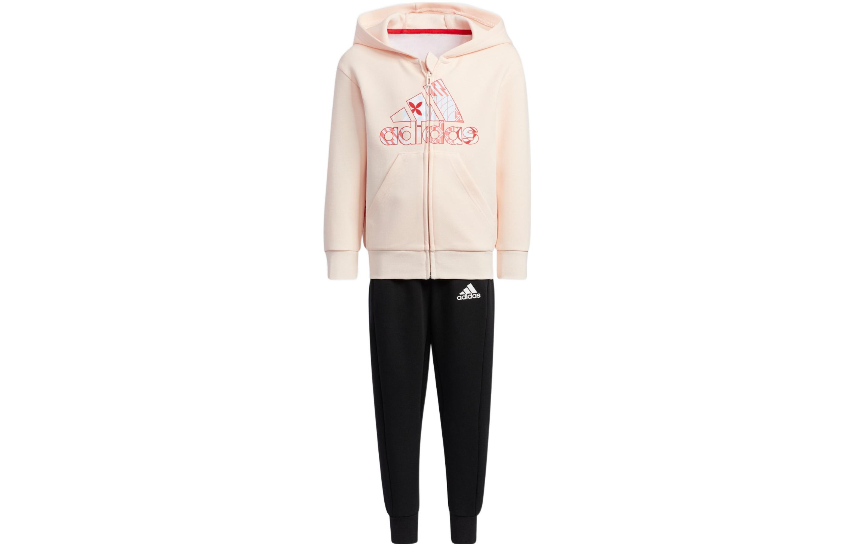 Adidas, sports suit, fuchsia children's hoody
