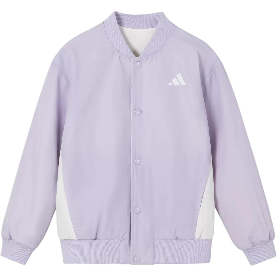 Унисекс куртка adidas adidas sportswear / (светло-фиолетовый / белый)