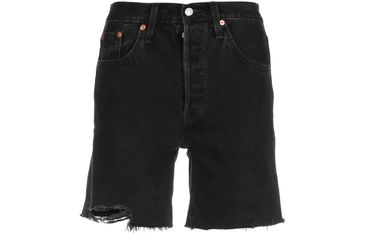 Levi's 501 Distressed Denim Shorts