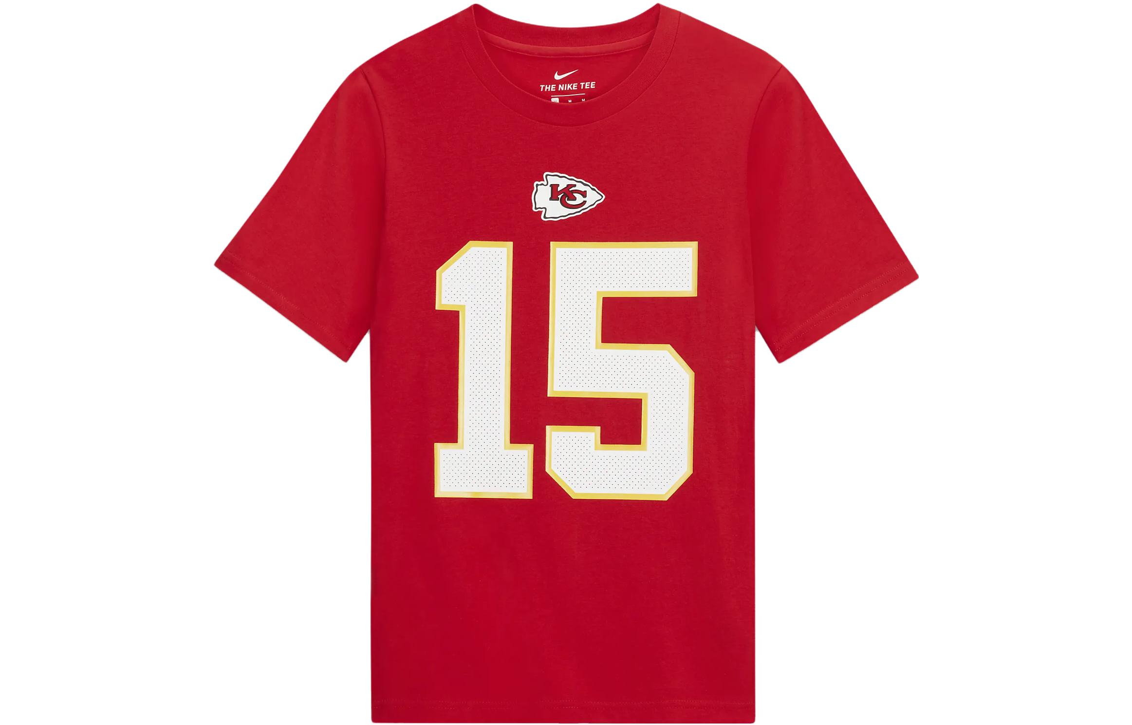 Nike Letters and numbers with a round collar, children's short sleeve T-shirt, children's clothing