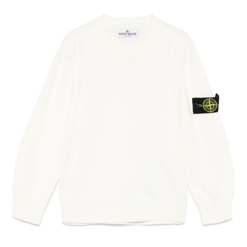 Детский свитшот STONE ISLAND (белый)