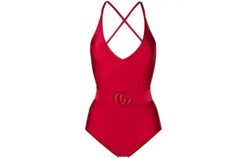 GUCCI SS23 Swimsuit Women's Red