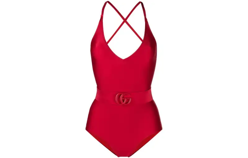 GUCCI SS23 Swimsuit Women's Red