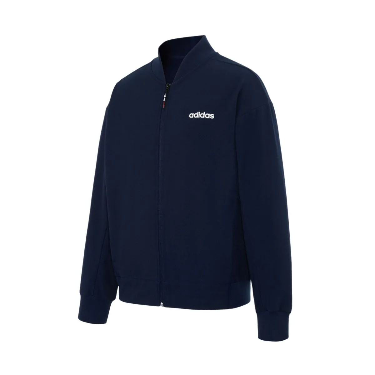 Adidas Jackets Unisex Navy Blue Stand Collar Moderate Other