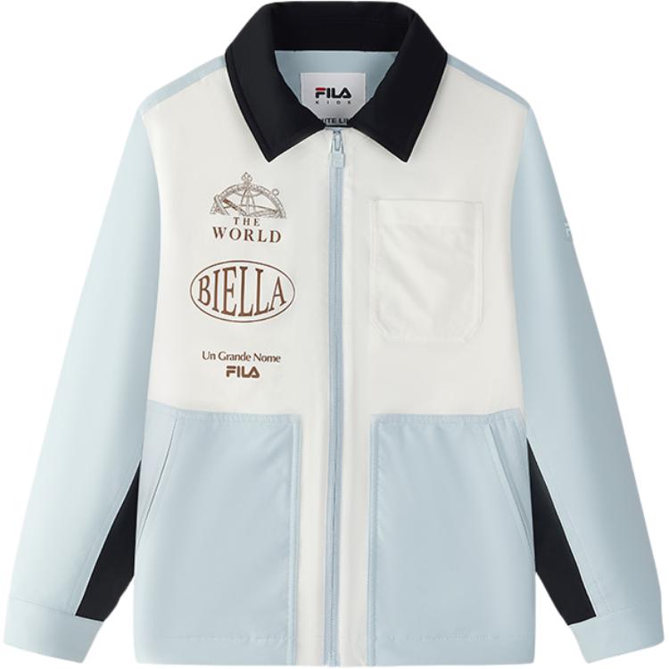 Мужская куртка Fila Kids White Line (светло-голубая)