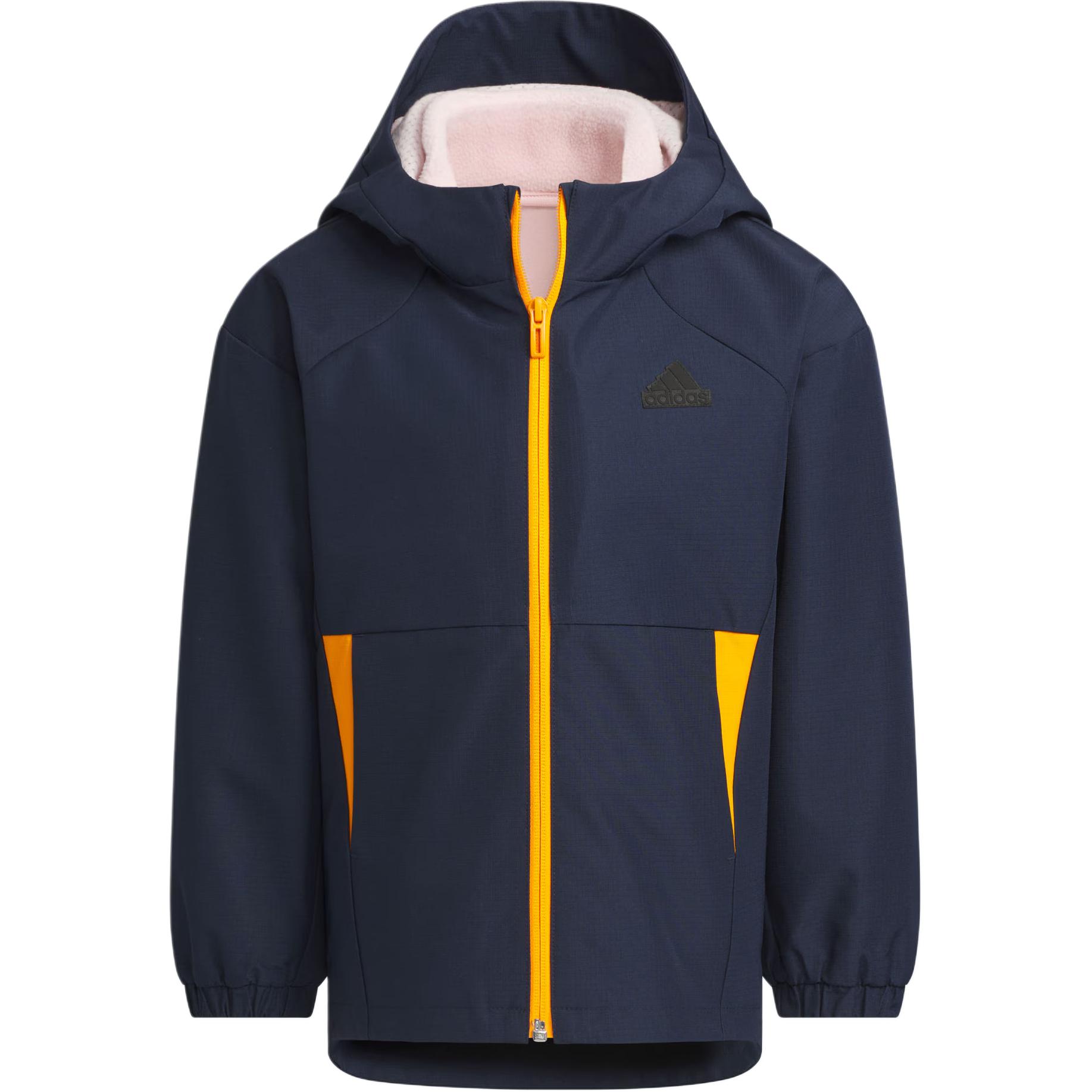 Женская куртка adidas FW24 LK 2IN1 JKT (темно-синяя)