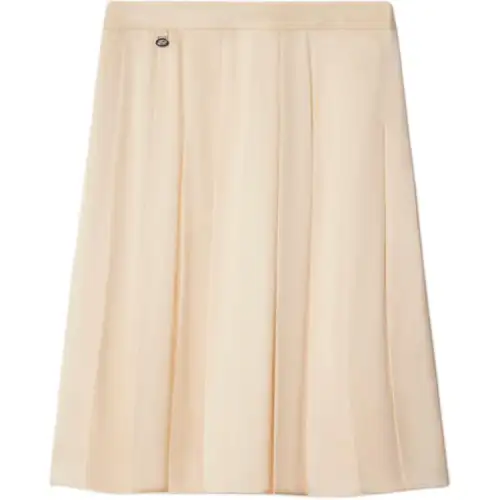 Burberry FW24 Casual Short Skirts Women's Beige