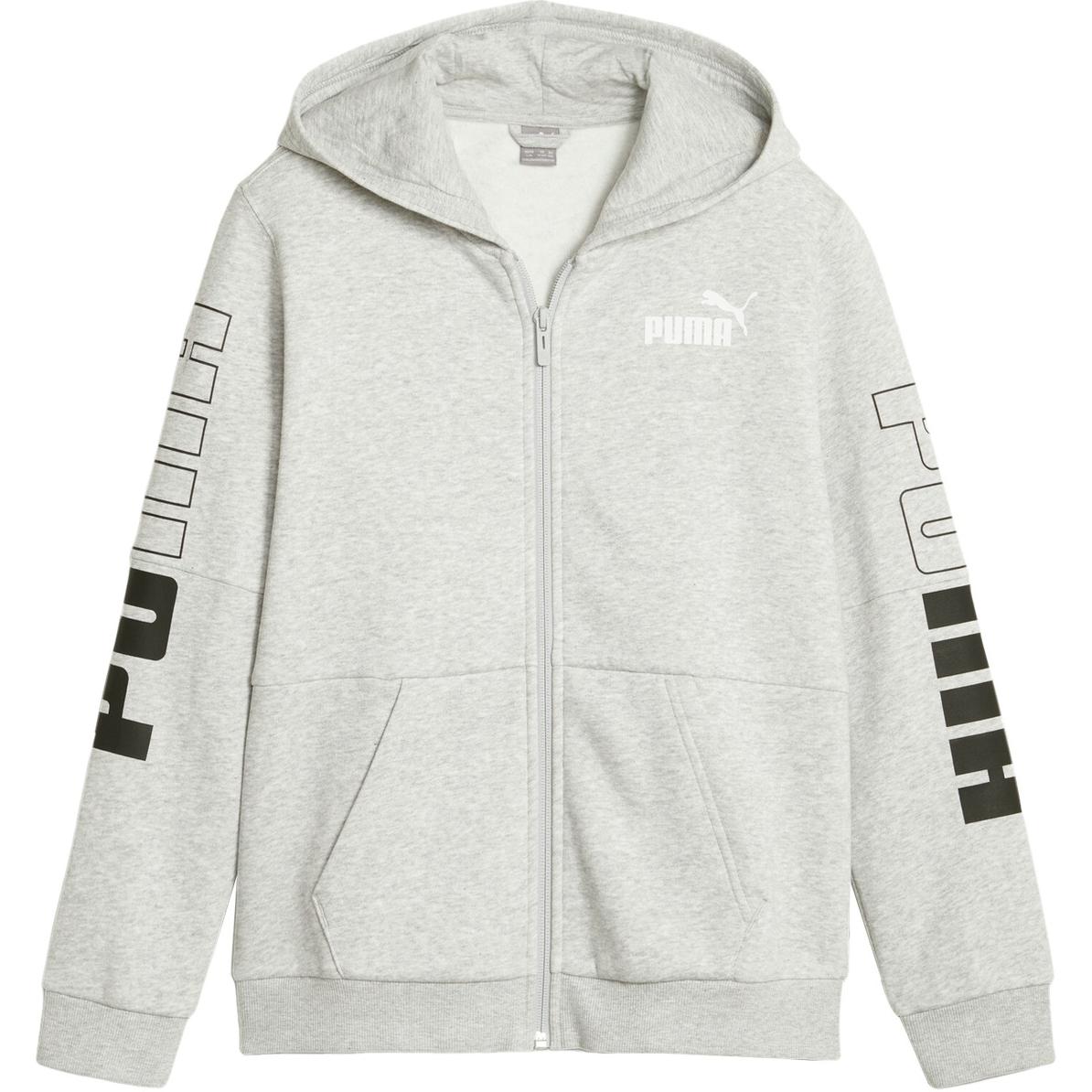 Мужское худи PUMA Fleece Hoodie (серое)