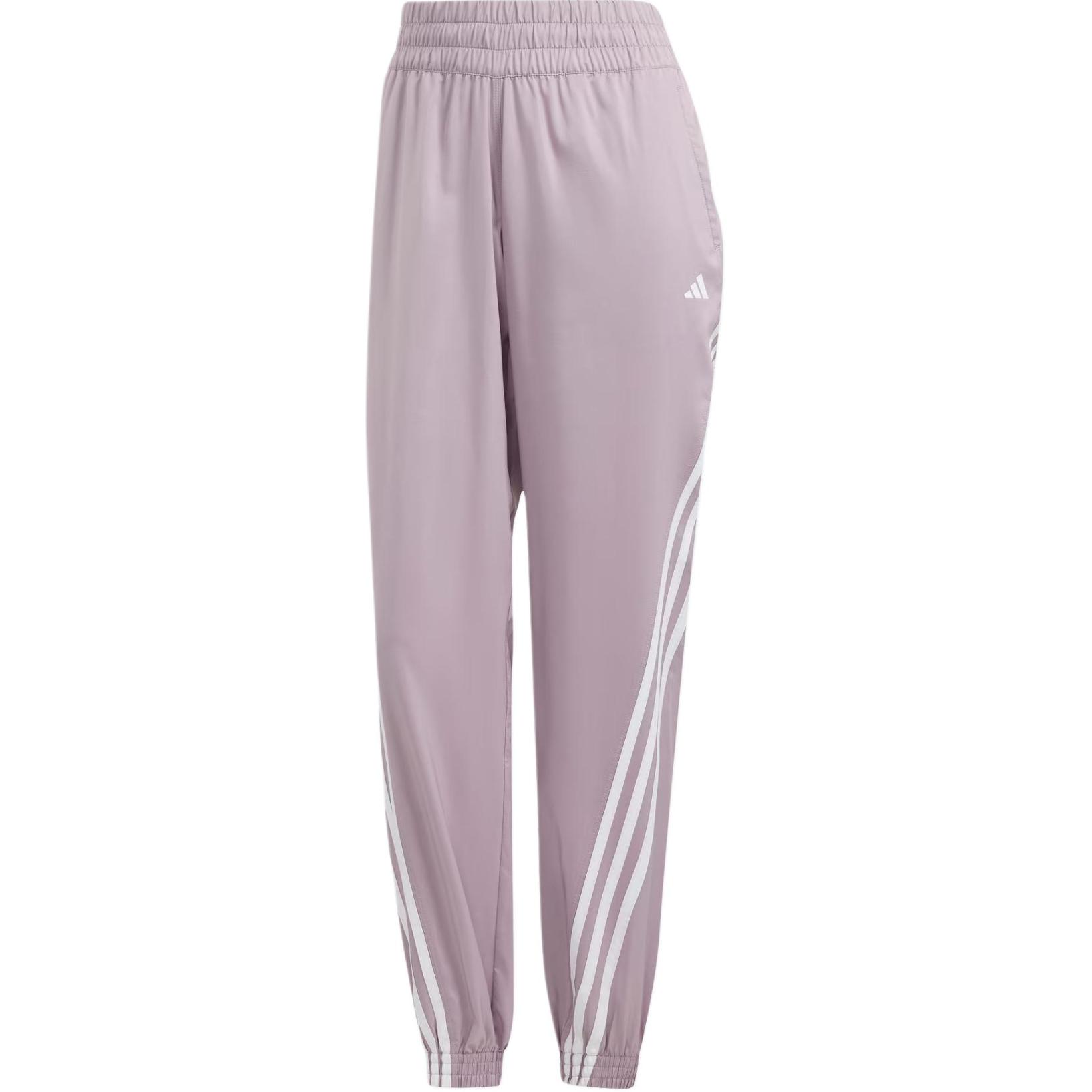 Adidas Train Icons Woven Pants Sports Pants Women’s Gray Purple