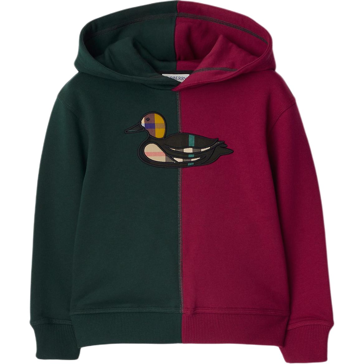 Мужское худи Burberry (малиновое)