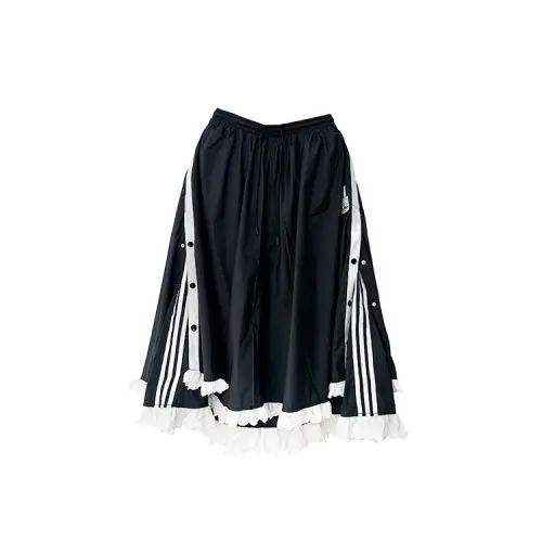 Adidas Originals Casual Long Skirt Women's Black