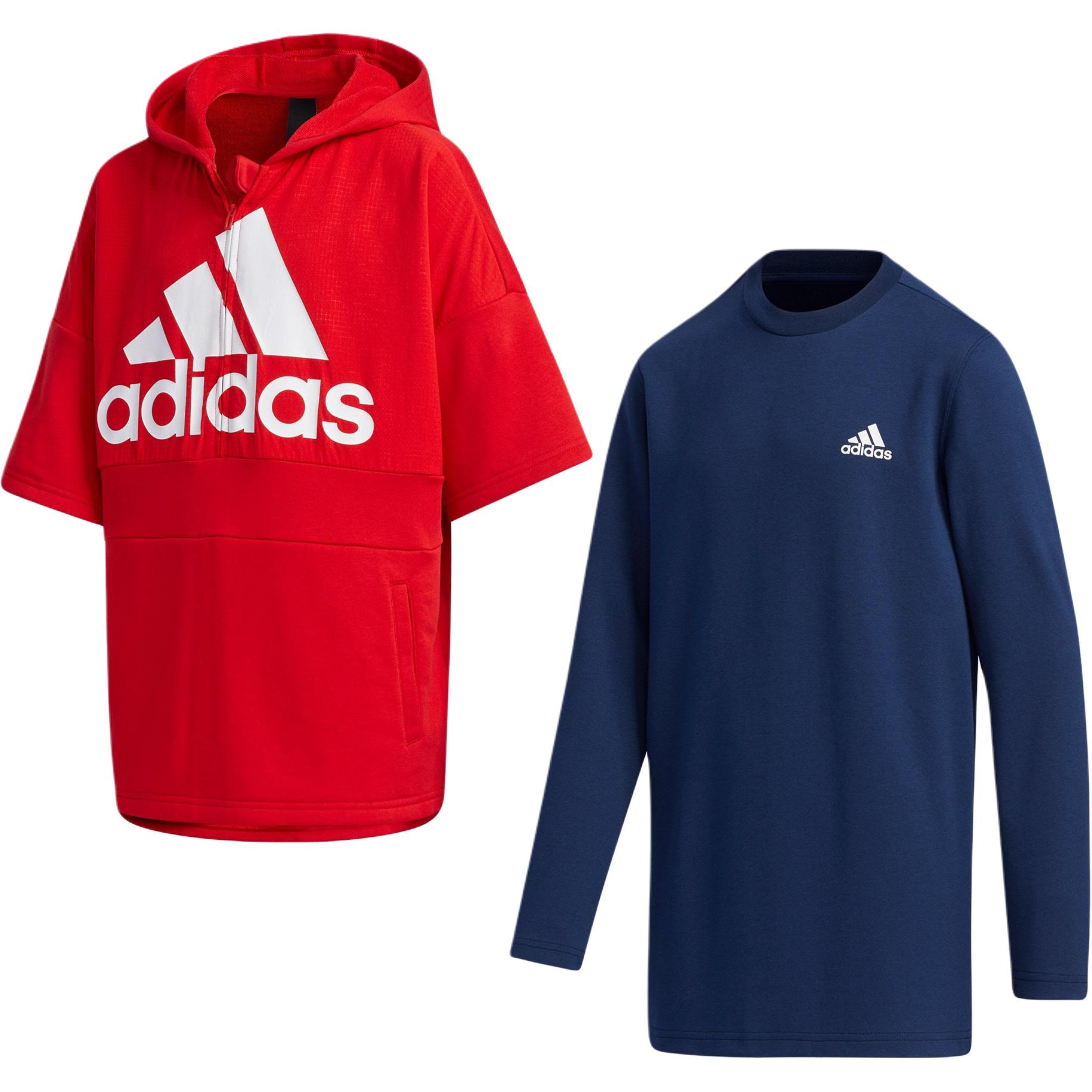 Мужской костюм adidas (красно-синий)