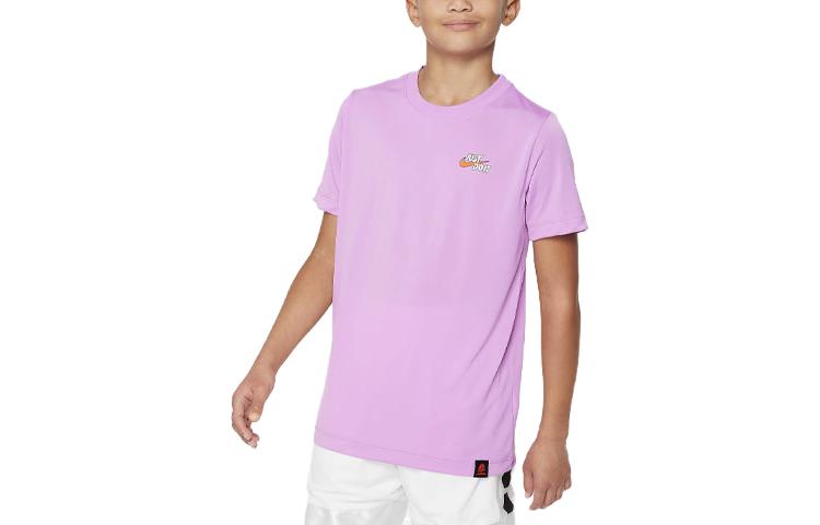 Nike Sports children's short sleeve T-shirt with a round collar, children's clothing, with your logo imprint, print