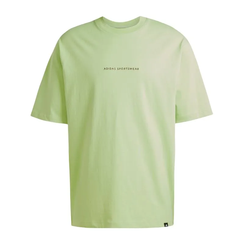 Adidas Sportswear CODES DOODLE CAMP T Shirt Men's Mystic Yellow Green