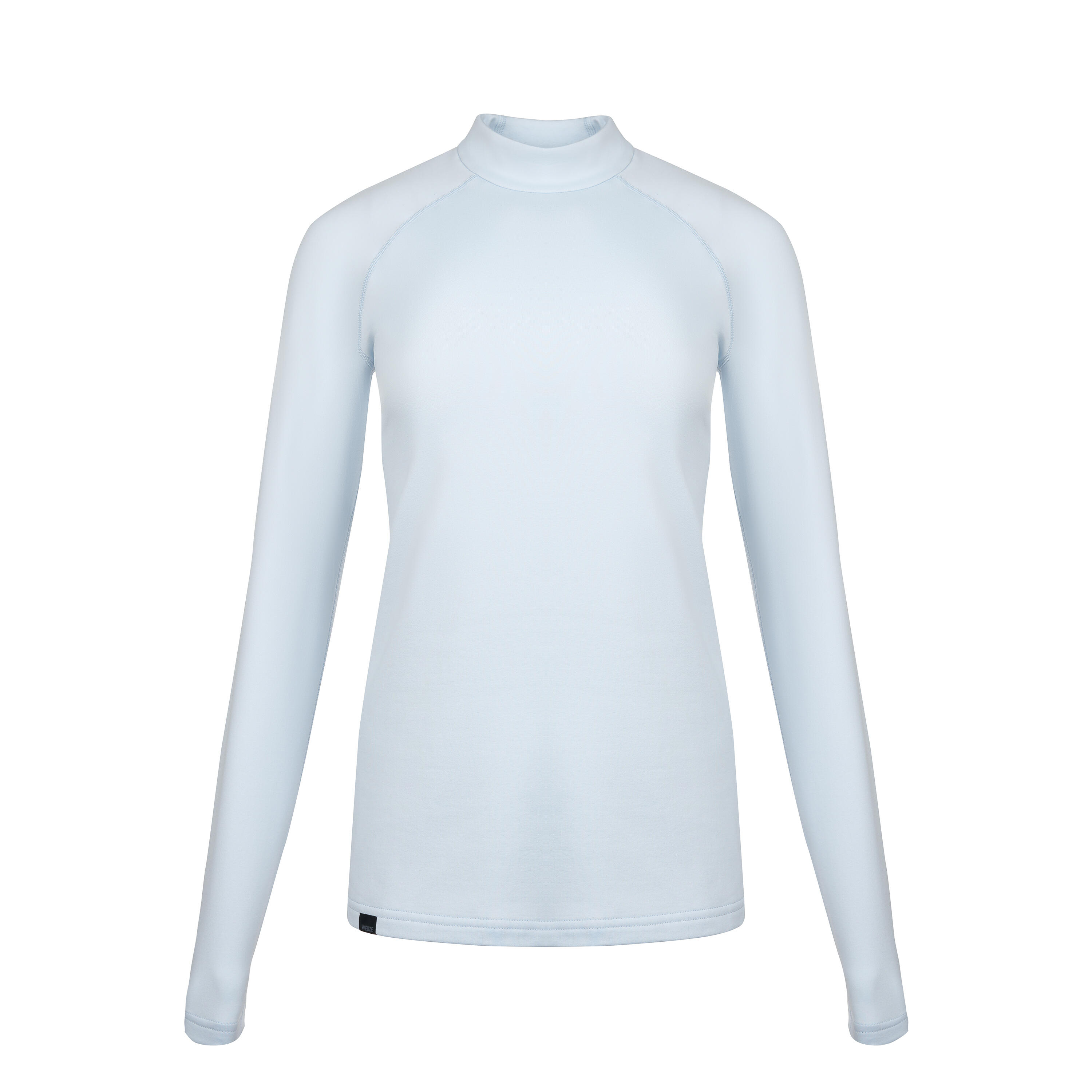 Decathlon DECATHLON BL 500 solid color sweat-wicking long-sleeved sports thermal underwear women's mist color