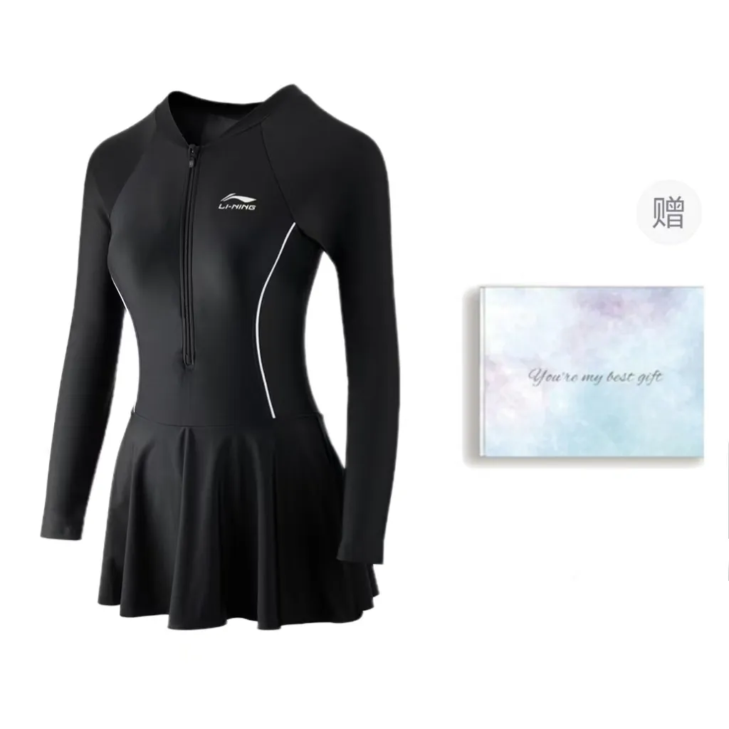 Li Ning One piece Swimsuit Women's Black