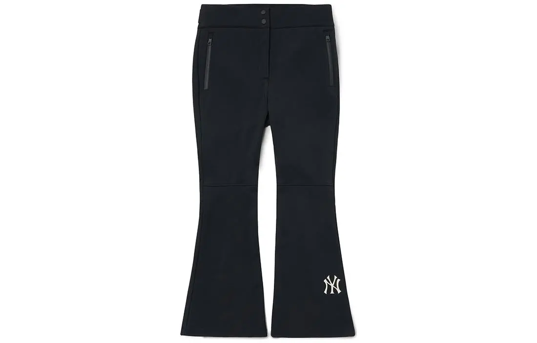 MLB New York Yankees Ski Pants Women's Black Moderate Flared Pants