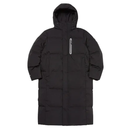ASICS Down Jackets Men's Black Hooded Moderate Other