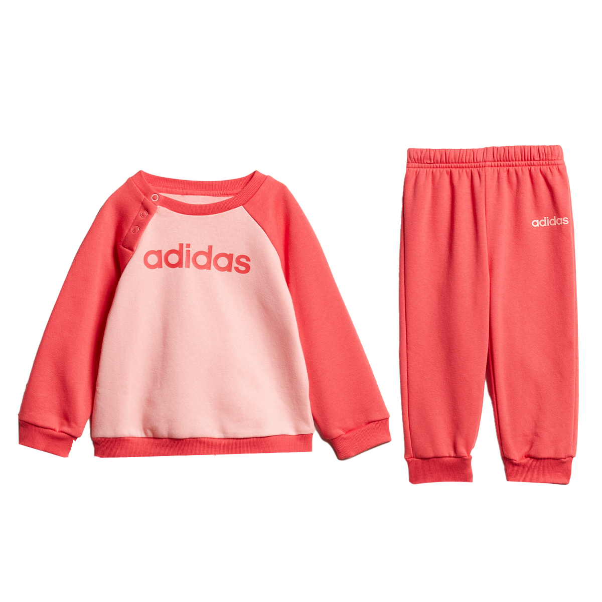 Спортивный костюм adidas С утеплителем (розовый)