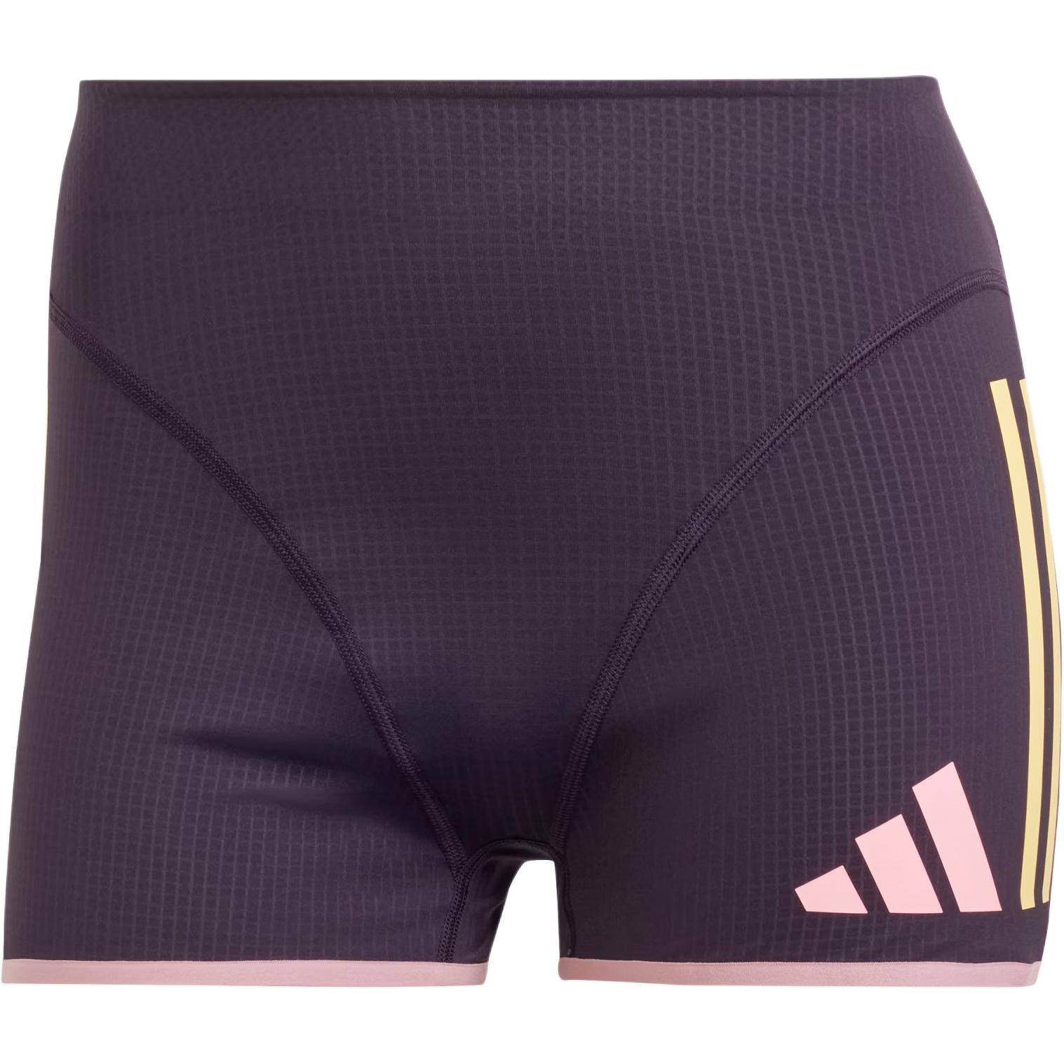 Adidas Sports Shorts Women’s Black Purple Yellow