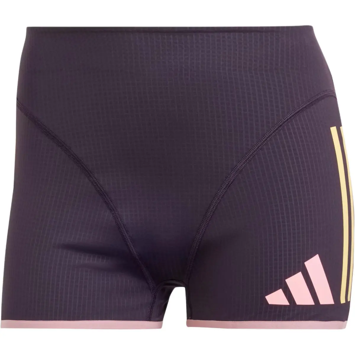 Adidas Sports Shorts Women's Black Purple Yellow