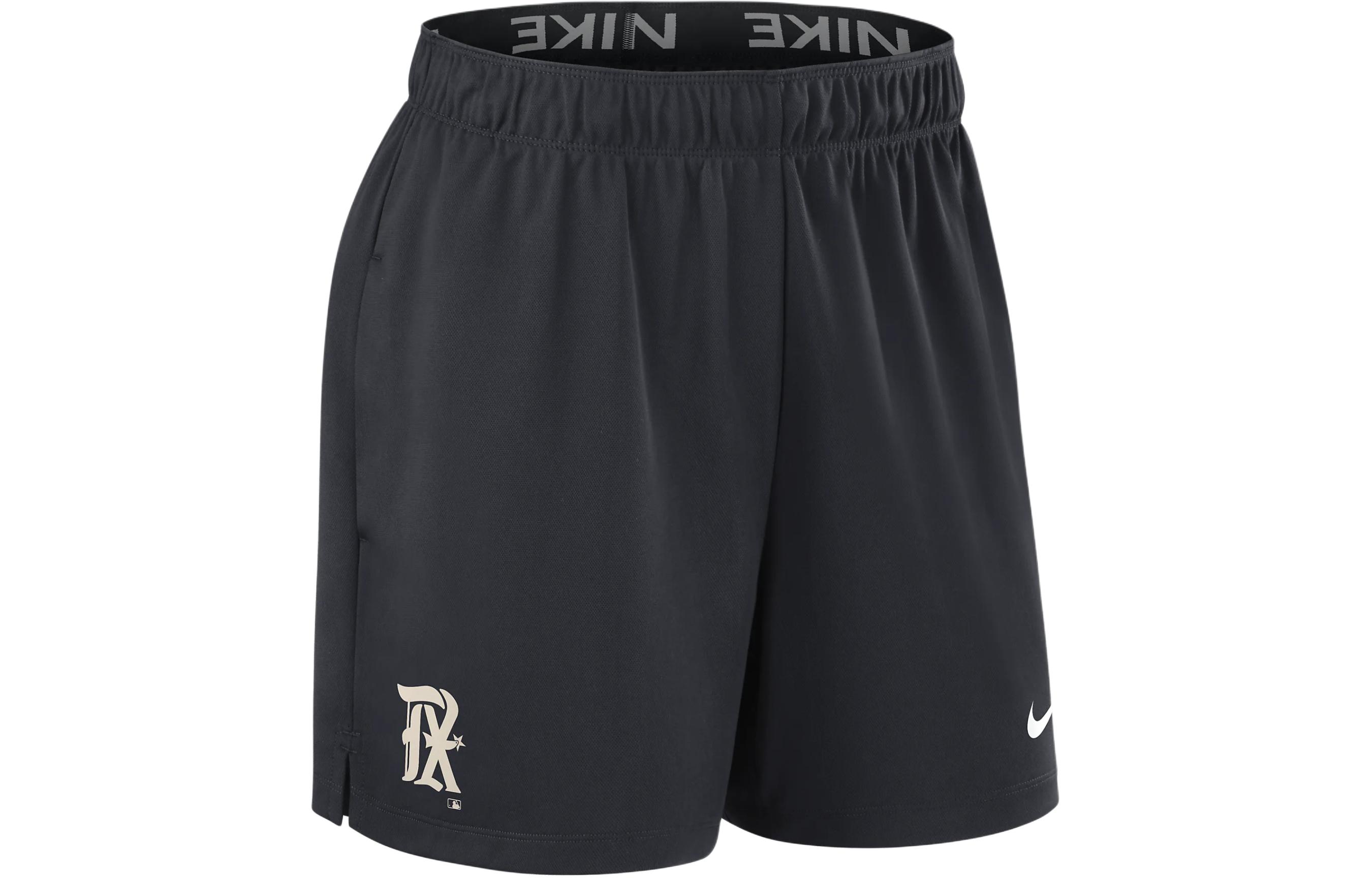 Nike Texas Rangers Authentic Collection City Connect Sports Shorts Women's Black