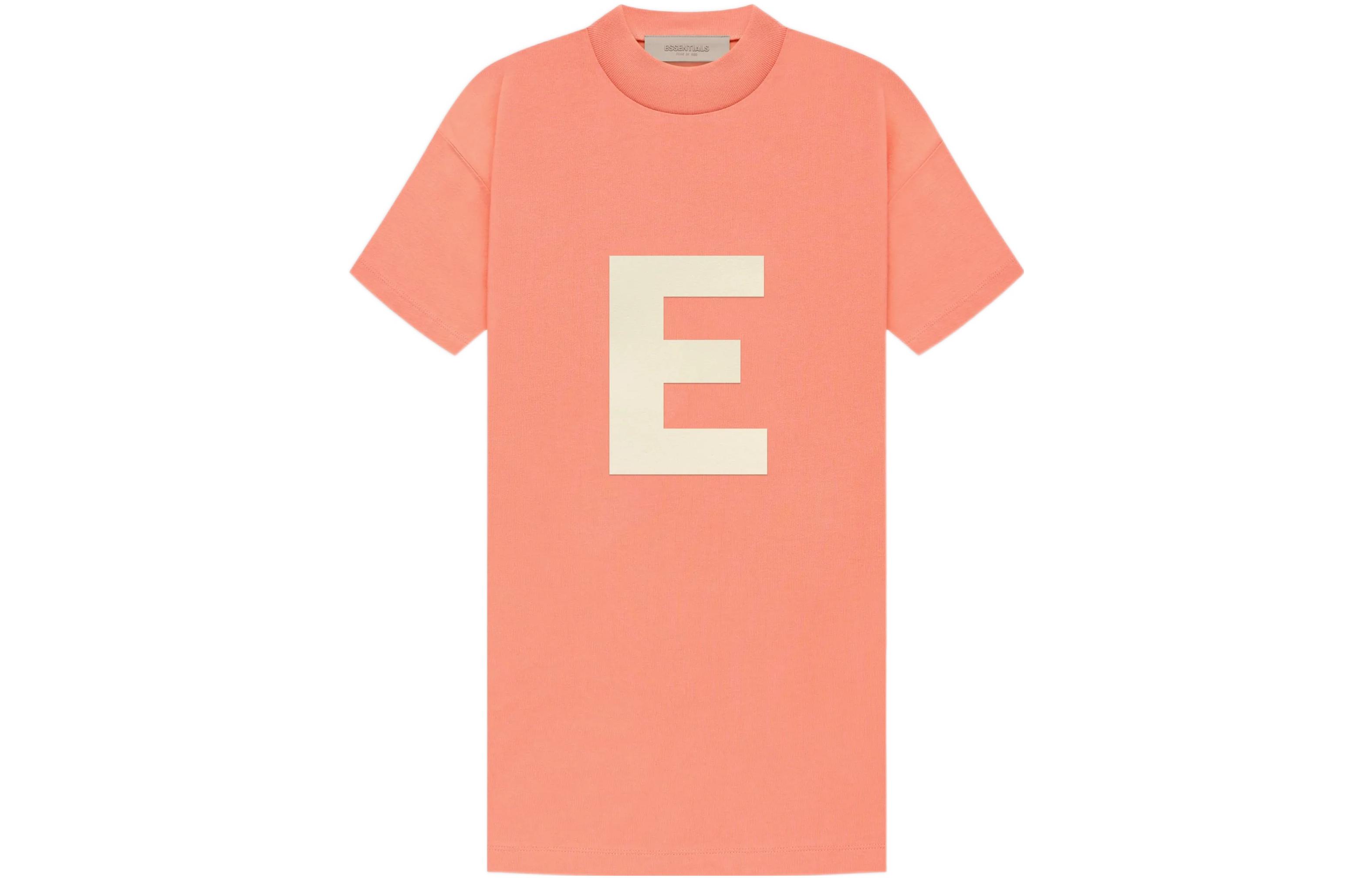 Женское платье Fear of God Essentials SS22 Kids Tee Dress Coral (коралловое)