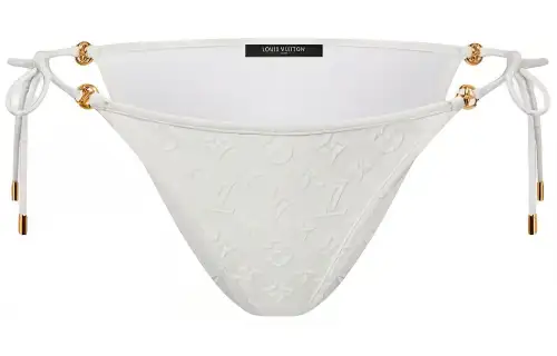Lv Monogram Jacquard Self Tie Bikini Bottoms