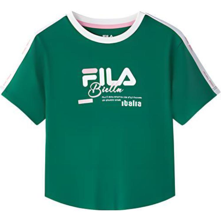 Женская футболка Fila (зеленая)