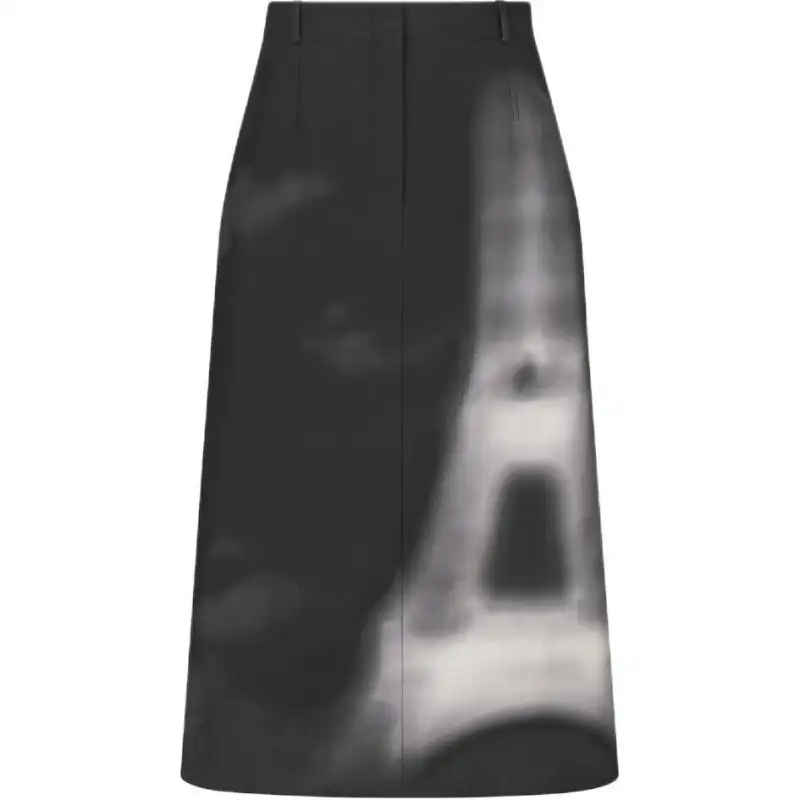 DIOR Casual Long Skirt Women's Black