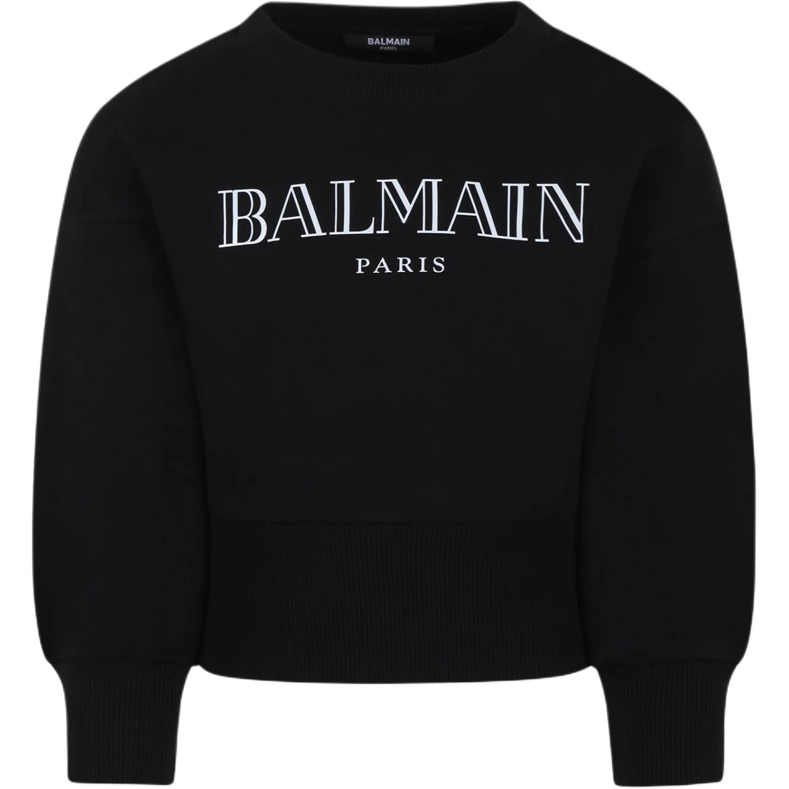 Детская кофта BALMAIN (черная)